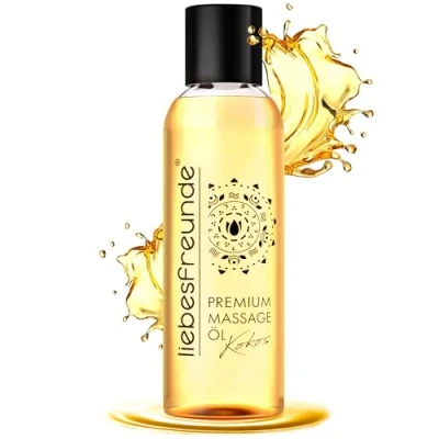 Obrázek liebesfreunde® erotický masážní olej kokosový pro uvolnění olej, 150 ml