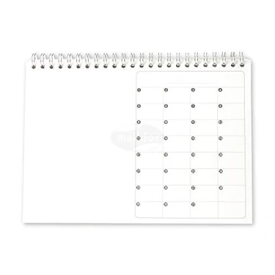 Obrázek Maildor Clairefontaine GB009O immerwährender Kalender (zum personalisieren, 16 x 21,5 cm, Zeichenpapier 250 g, ideal für Ihre Bastelprojekte) 1 Stück weiß