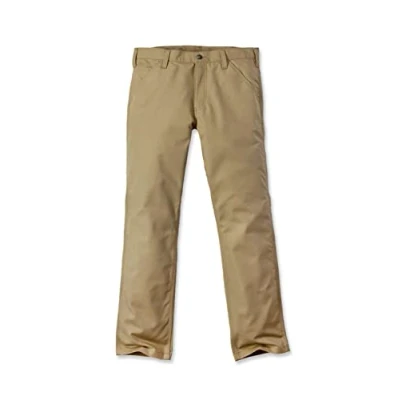 Obrázek Carhartt Pánské pracovní kalhoty Rugged Professional Flex Lockere Canvas, Tmavý khaki.