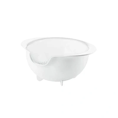 Obrázek Guzzini Kitchen Active Design, Universal Abtropfsieb mit Präzisionsausguss Weiß, 29,5 x 25,5 h12,5 cm 29950011