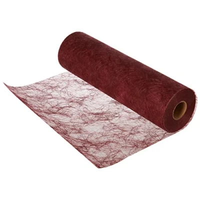 Obrázek Unbekannt Běhoun na stůl, textil, Bordeaux, 30 cm x 25 m, 2500