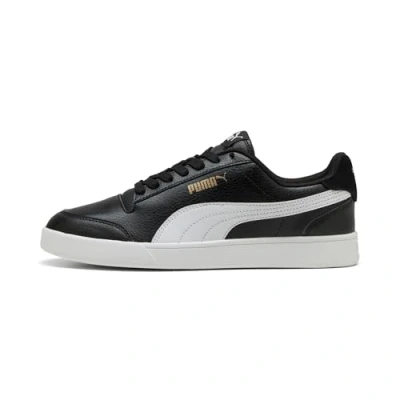 Obrázek Puma Pánská obuv Shuffle atletika, Black White Team Gold, 43 EU