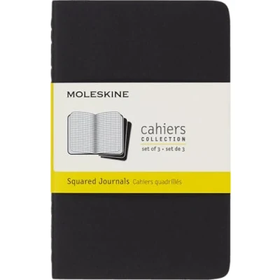 Obrázek Zápisníky Cahier od Moleskine (lepenková vazba), sada 3 kusů