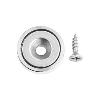 Obrázek Connex DY7100012 kotouč magnetický Neodym s kulatý otvor, přilnavost 10,5 kg, 2 X 0.6 0.45 cm