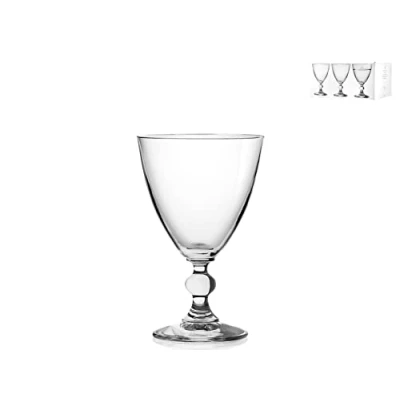 Obrázek H&amp;h set 6 calici splendor in vetro cl 17
