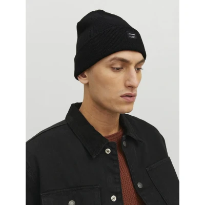 Obrázek Jack &amp; Jones Jacdna Beanie Čepice, Muži, Velikost: One Size, Black