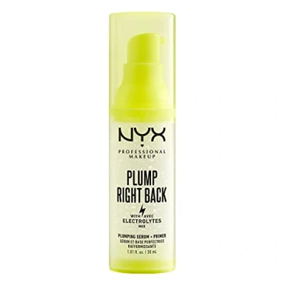 Obrázek NYX Professional Makeup Primer a sérum na obličej, s elektrolyty, veganská receptura, Plump Right Back, 30 ml