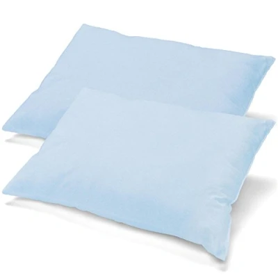 Obrázek Povlak na polštáře dvojité balení 100% kvalita Mako bavlny Jersey Classic Line Aqua textil
