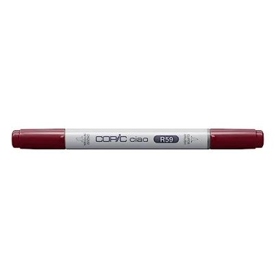Obrázek COPIC Ciao Marker typ R 59, Cardinal, univerzální popisovač rozložení, se středně širokým a jedním štětcovým hrotem