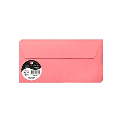 Obrázek Clairefontaine 5355C balení s 20 obálkami pyl (ve formátu DL, 110 x 220 mm) 120 g liči