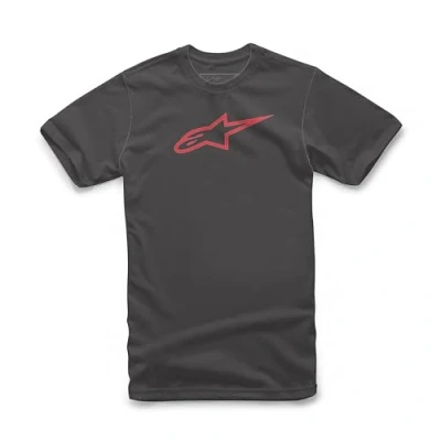 Obrázek Alpinestars Heritage Blaze Tee pánské tričko, sportovní tričko S krátkým rukávem, střih zdůrazňující postavu, outdoorové oblečení, černý/červený,