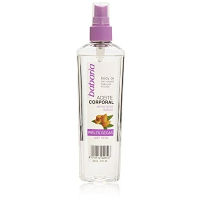 Obrázek Babaria Aceite Almendras Dulces Corporal Piel Seca Vaporizador Corporal, transparentente, Aromatic, 300 Millilitros