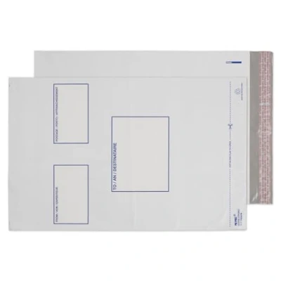 Obrázek Blake Purely Packaging PE64/W Polypost Zásilkový sáček Plast, přepravní tašky, lepicí, bílá C3+ 430 x 330 mm 100 kusů