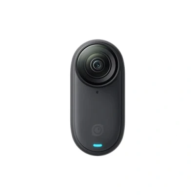 Obrázek Insta360 GO 3S kamera (jednotlivě) 128 GB přenosná 4K mini kamera, hands povs, instalovatelná kdekoli, stabilizace, baterie 140 minut, 10 m vodotěsná, zpracování AI, černá
