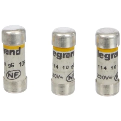 Obrázek Legrand leg92901 3 x Patrone Sicherungen 10 A/8,5 23 mm