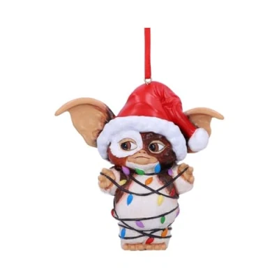 Obrázek Nemesis Now Gremlins Gizmo in Lichterketten zum Aufhängen, festlich, dekorativ, rot, B5587T1, One Size, Harz, Einweihungsfeier