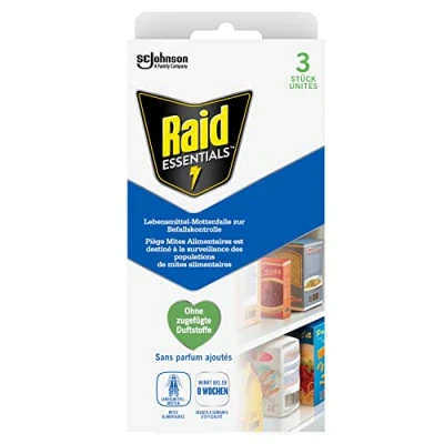 Obrázek Raid Past na potraviny, k boji proti molům v kuchyni, 3 kusy, až 8 týdnů