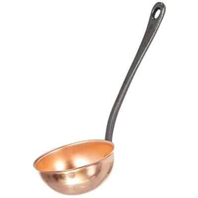 Obrázek Baumalu Naběračka z mědi s rukojetí litiny, bronzu, Rich Copper, 11 x 29 10,5 cm