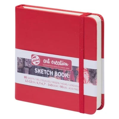 Obrázek Talens Art Creation Sketch Book, Rot 12x12cm, 140g, 80 Blatt …