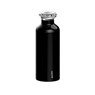 Obrázek Guzzini On The Go, ENERGY Thermosflasche, Trinkflasche Edelstahl Schwarz, Ø 7,3x h21,2 cm 500 cc 11670010