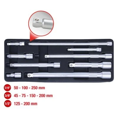 Obrázek KS Tools 911. 0009 otočná sada prodloužení, 9