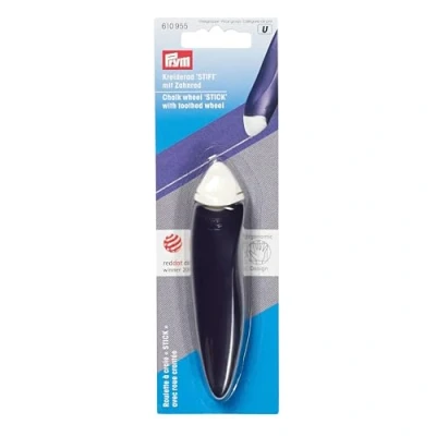 Obrázek Prym Kruhové pero Ergonomics, plast, švestková modrá, bílá, 1 kus (balení ks)