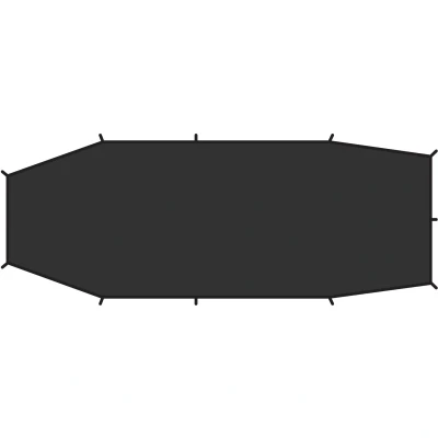 Obrázek Fjällräven Endurance 2 Footprint Black Tent accessory