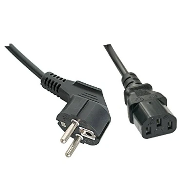 Obrázek LINDY 30334 Kabel Sektor IEC 0,7 m schwarz
