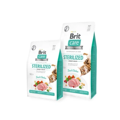 Obrázek BRIT CARE Cat Grain Free Sterilized Urinary Health 7kg
