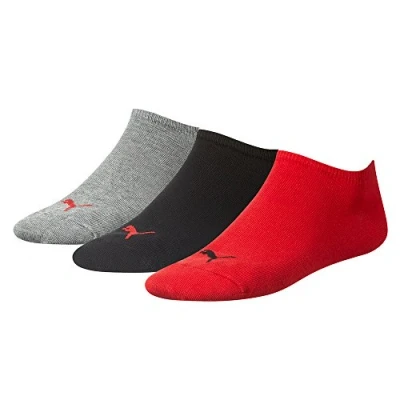 Obrázek Puma Invisible 251025 unisex sportovní ponožky, balení 3 ks, vícebarevné, 39/42