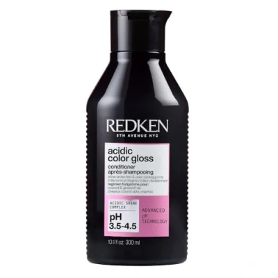 Obrázek Redken Kondicionér pro čištění a ochranu barvy u barvených vlasů, brilantnost barev až 32 mytí s komplexem lesku pH vyrovnávací formule, Acidic Color Gloss Conditioner, 300 ml