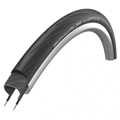 Obrázek Schwalbe Lugano II Endurance 700x25c (25 622) HS471 Active Reinforced drát černá Plášť
