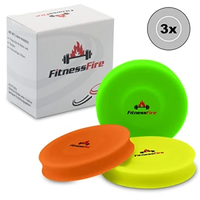 Obrázek Sada 3 ks Mini frisbee Malé letí přes 60 metrů daleko Nový druh trendového sportu alternativa k běžnému disku plave ve vodě (barevný)