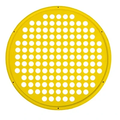 Obrázek CanDo Power Web ruční trenažér, posilovač rukou web, průměr 35,6 cm, žlutý (velmi lehký)