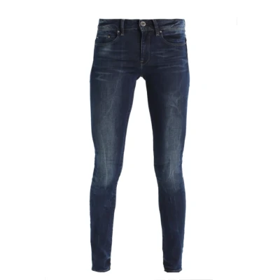 Obrázek G STAR RAW Dámské džíny Midge Zip Mid Waist Skinny Jeans, Modrá (Dk Aged D05281 6553 89)