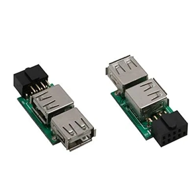 Obrázek InLine 33440I USB 2.0 adaptér, 2x zdířka A na připojení sloupku
