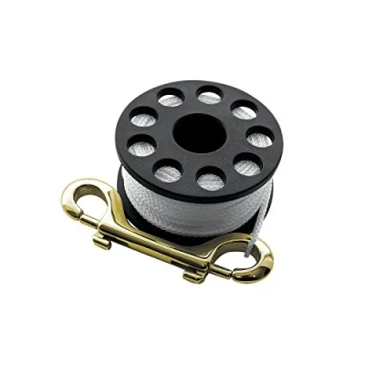 Obrázek Scubapro Mini Reel Small s dvojitou karabinou z ušlechtilé oceli (cca 15 metrů)
