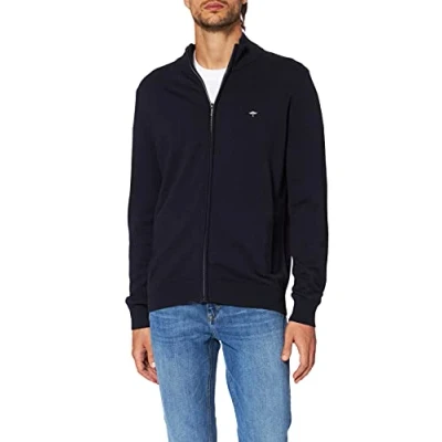 Obrázek Fynch Hatton Mikina na zip, Muži, Velikost: Large, Navy