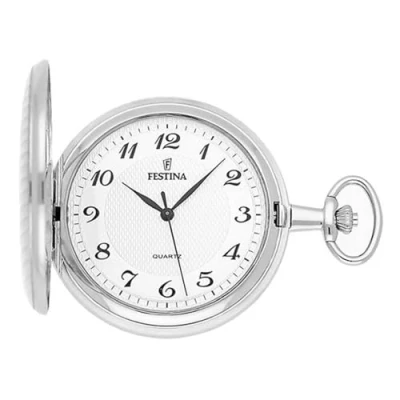 Obrázek Festina Analogové quartzové kapesní hodinky F2026/1, stříbrná, Klasické