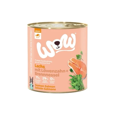 Obrázek Konzerva WOW Adult losos s rajčaty 800g