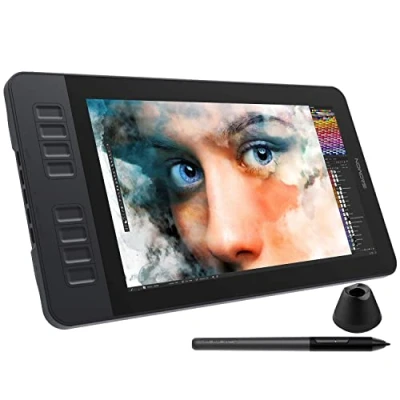 Obrázek GAOMON PD1161 grafický tablet s displejem, digitální umělý perem bez baterie, sklon, 8 rychlých tlačítek pro malování, design, zpracování, 11,6palcový kreslicí Mac, Windows PC