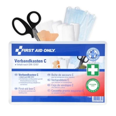 Obrázek First Aid Only Lékárnička C, DIN 13157, podle směrnic pracoviště, bílá, P 10018