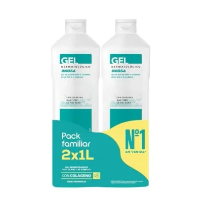 Obrázek Gel Dermatologico Inibsa Pack Viaje 2 l