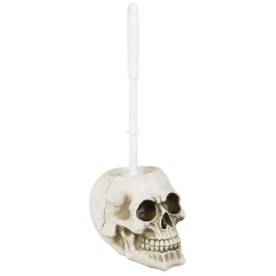 Obrázek Nemesis Now Bürste mit Toilettenbürste, 16 cm, elfenbeinfarben