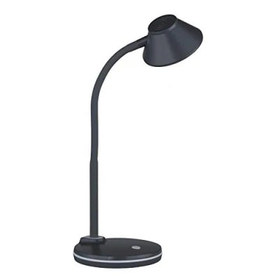 Obrázek Reality Leuchten LED stolní lampa Berry R52191187, plast šedá, vč. 3,2 W