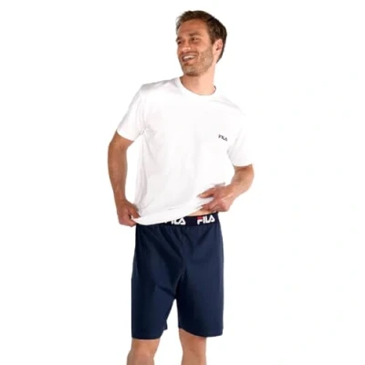 Obrázek Fila MEN Pyžamová sada, Muži, Velikost: XL, White/blue