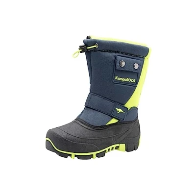 Obrázek Kangaroos BEAN Zimní obuv pro děti, Velikost: 33, Darkk navy/lime boty