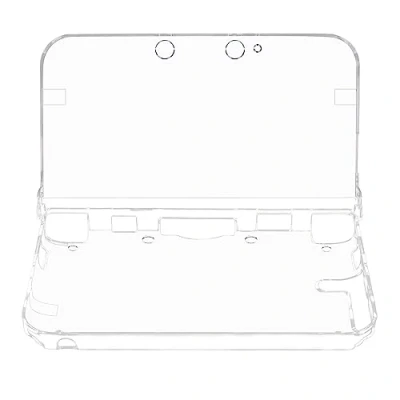 Obrázek OSTENT Ochranné pouzdro Crystal Hard Guard Case Cover Skin Shell pro Nintendo 3DS XL LL barva čirá bílá