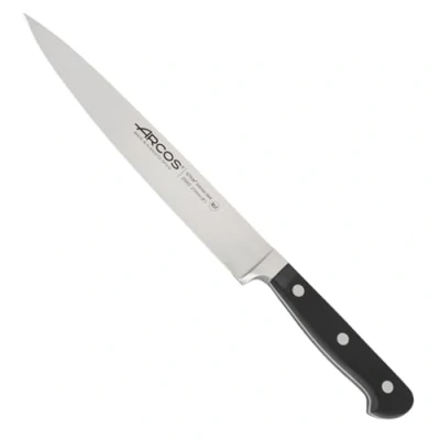 Obrázek Arcos Serie Clasica kuchyňský nůž čepel z Nitrum kované Litinový 210 mm rukojeť Polyoxymetylen (POM) Barva Černá