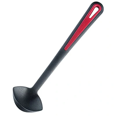 Obrázek Westmark Lžíce na omáčku / naběračka omáčku, žáruvzdorná do 270 C, PPA, délka: 29 cm, Gallant Plus, černá/červená, 29542275